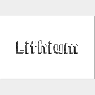 Lithium // Typography Design Posters and Art